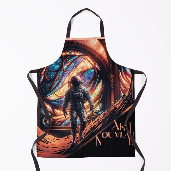 Item preview, Astronaut lost in art nouveau space designed and sold by MrDaveLancz.