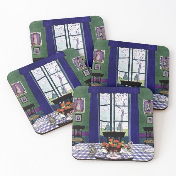 Item preview, Dinner Time Plaid designed and sold by Introvert Art.