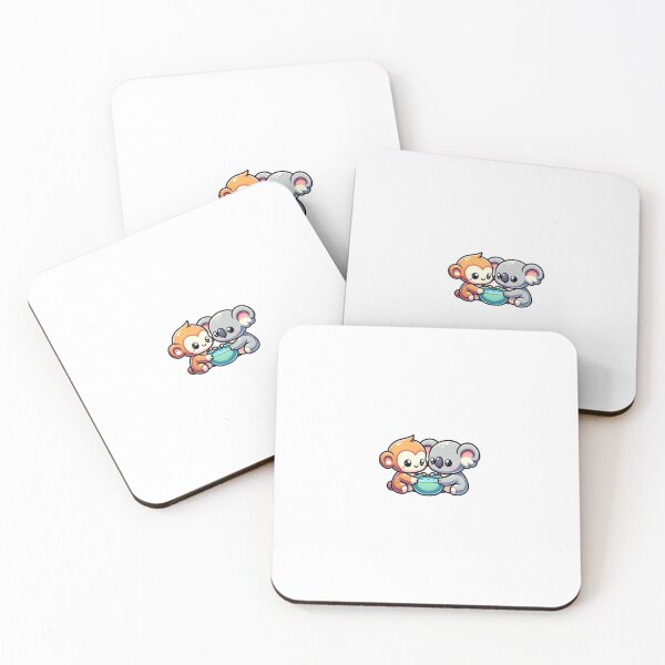 Item preview, Monkey and Koala Share Water designed and sold by hnichm.