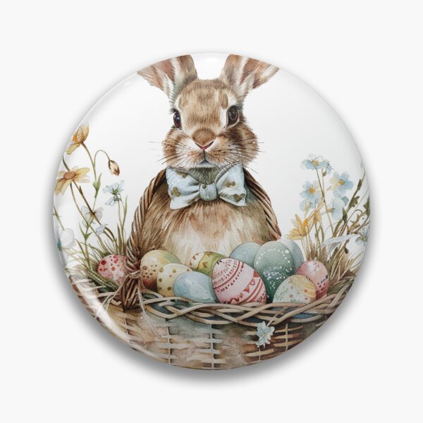 Item preview, Easter Bunny Easter Eggs Easter Basket Flowers Easter Basket Stuffer designed and sold by westside310.