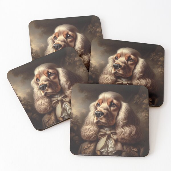 Item preview, Elegant Canine Couture: Distinguished Cocker Spaniel Portrait designed and sold by TDKCustoms.