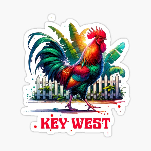 Item preview, Key West Rooster designed and sold by NPStudio.