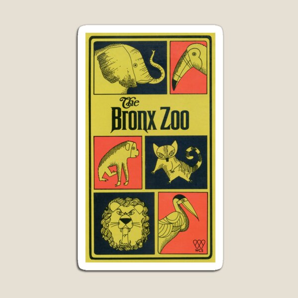 1970s Bronx Zoo Graphic Magnet