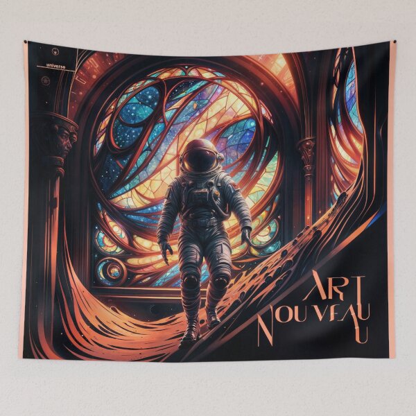Item preview, Astronaut lost in art nouveau space designed and sold by MrDaveLancz.