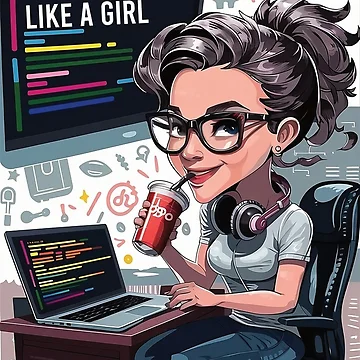 Artwork thumbnail, Code like a Girl by softwaretesting