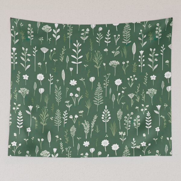 Item preview, Cottagecore Botanical Floral Herbs Plants Berries Pressed Flowers designed and sold by fluffstuffgifts.