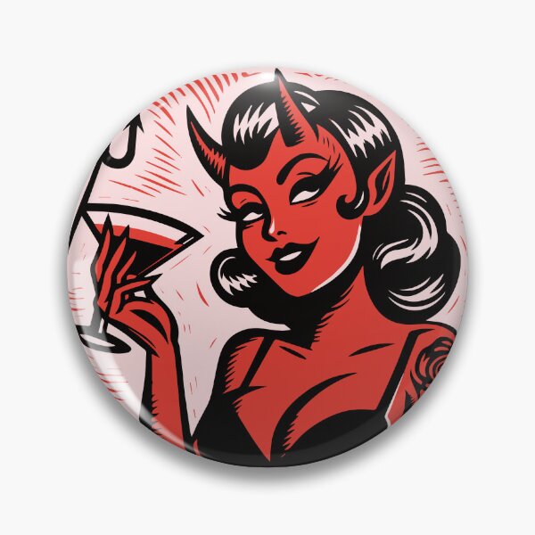 Item preview, Retro Devil Girl designed and sold by Texterns.