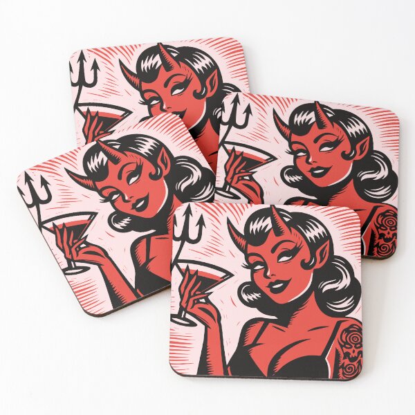 Item preview, Retro Devil Girl designed and sold by Texterns.