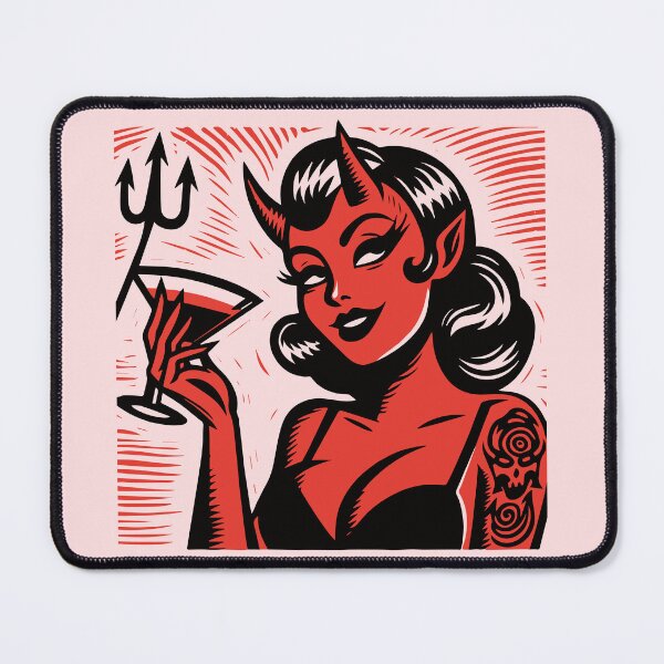 Item preview, Retro Devil Girl designed and sold by Texterns.