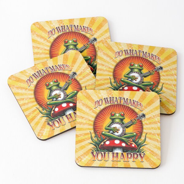 Item preview, Retro Hippie: Sunshine Serenade Froggy Jam Session designed and sold by MysticOzzy.
