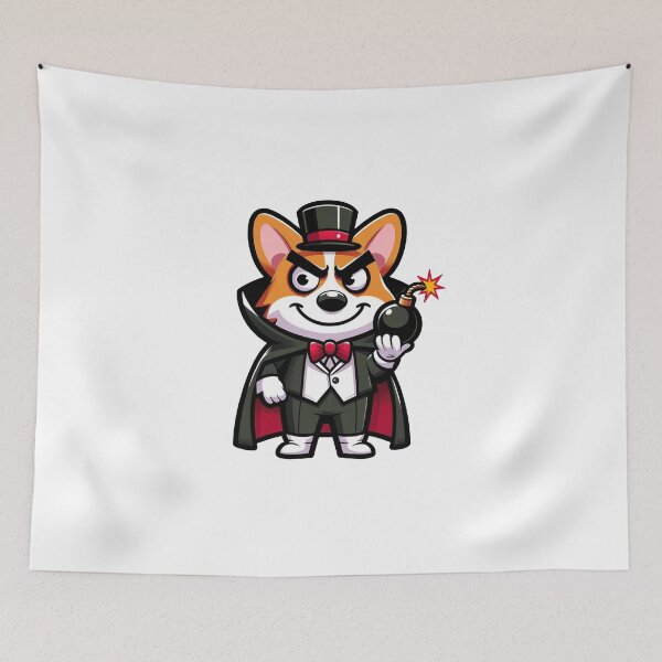 Item preview, Corgi the mischievous magician designed and sold by FerdiEverywhere.