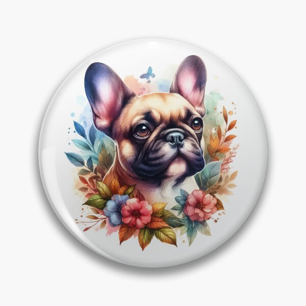 Item preview, French Bulldog watercolor designed and sold by Batshirt.