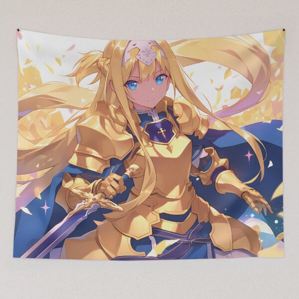 Item preview, Alice SAO Cute Anime Girl – Oil Painting Style designed and sold by DGitaldreamgirl.