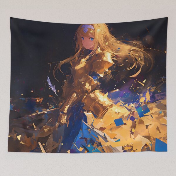 Item preview, Alice SAO Cute Anime Girl – Oil Painting Style designed and sold by DGitaldreamgirl.