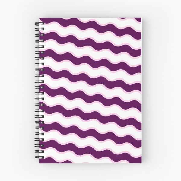 Item preview, Purple & Pink Alternating Color Wave Lines Prolific Pattern designed and sold by Alchemy-A-La-G.