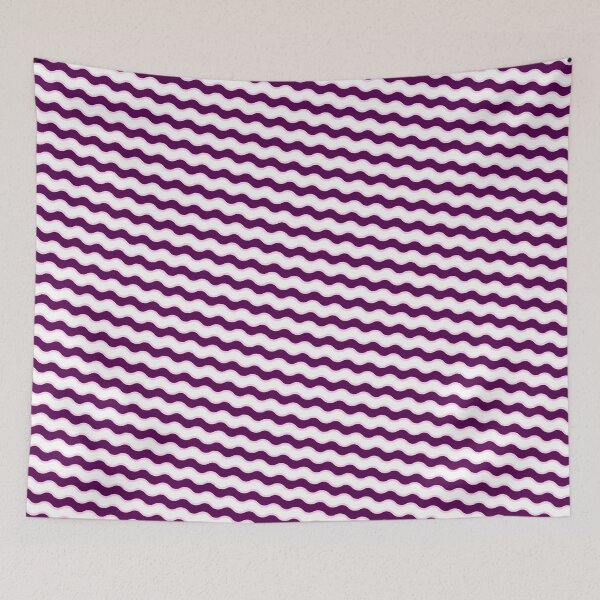 Item preview, Purple & Pink Alternating Color Wave Lines Prolific Pattern designed and sold by Alchemy-A-La-G.