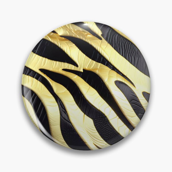Artikelvorschau, Abstract Golden Zebra Skin Pattern entworfen und verkauft von TheArtOfPat.
