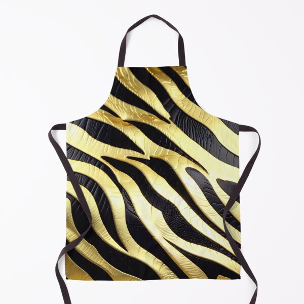 Aperçu de l'œuvre Abstract Golden Zebra Skin Pattern créée et vendue par TheArtOfPat.