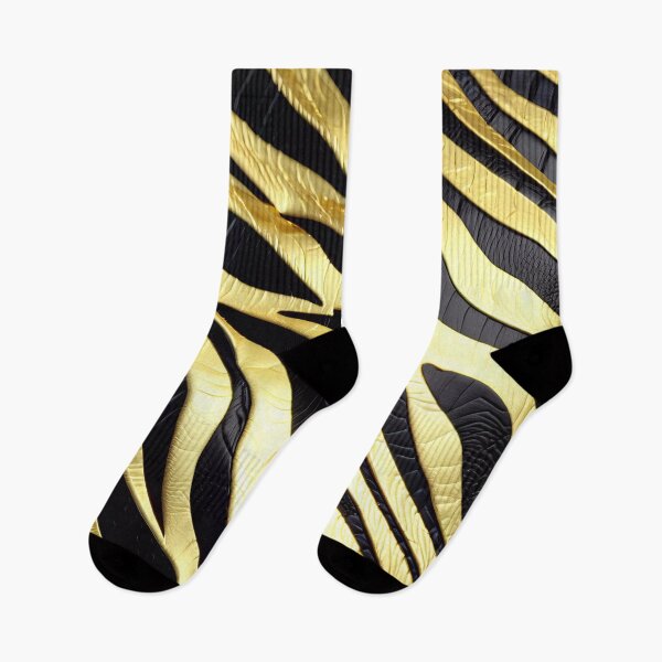 Item preview, Abstract Golden Zebra Skin Pattern designed and sold by TheArtOfPat.