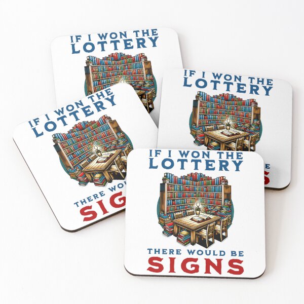 Item preview, If I Won The Lottery, There Would Be Signs - Bibliophile - Book Lover designed and sold by PenultDesign.