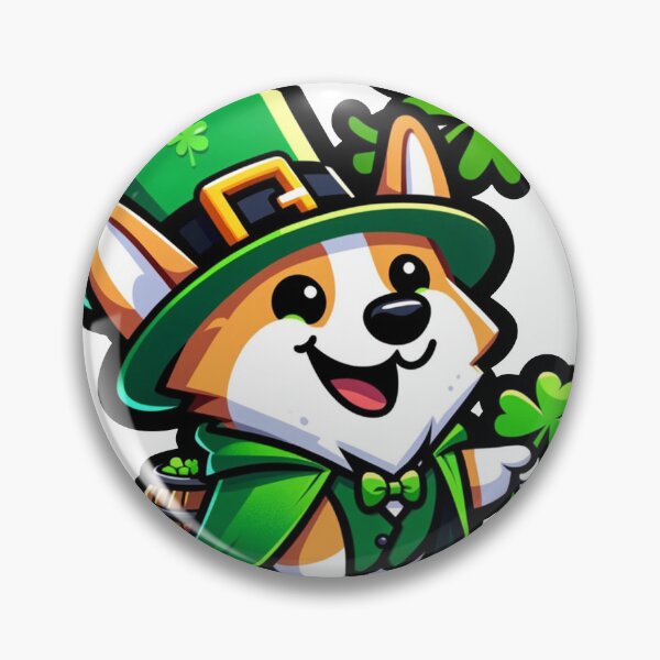 Item preview, st patrick corgi designed and sold by FerdiEverywhere.