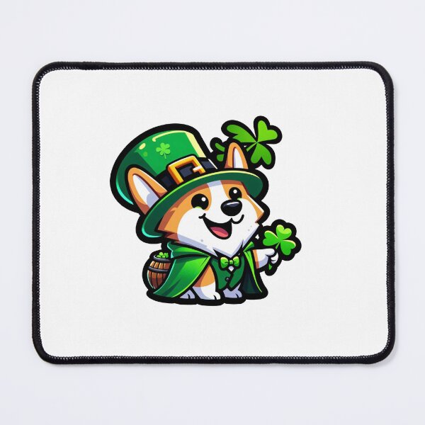 Item preview, st patrick corgi designed and sold by FerdiEverywhere.