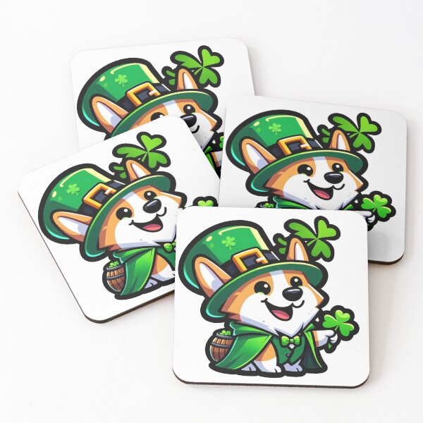 Item preview, st patrick corgi designed and sold by FerdiEverywhere.