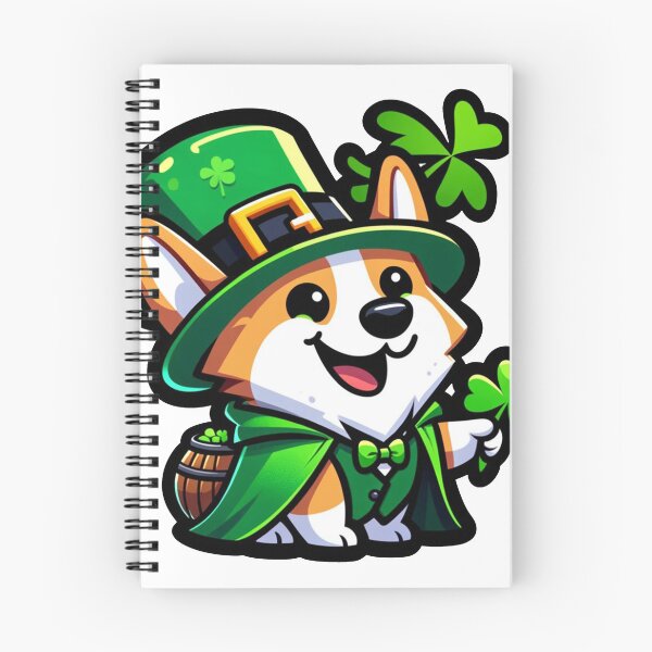 Item preview, st patrick corgi designed and sold by FerdiEverywhere.