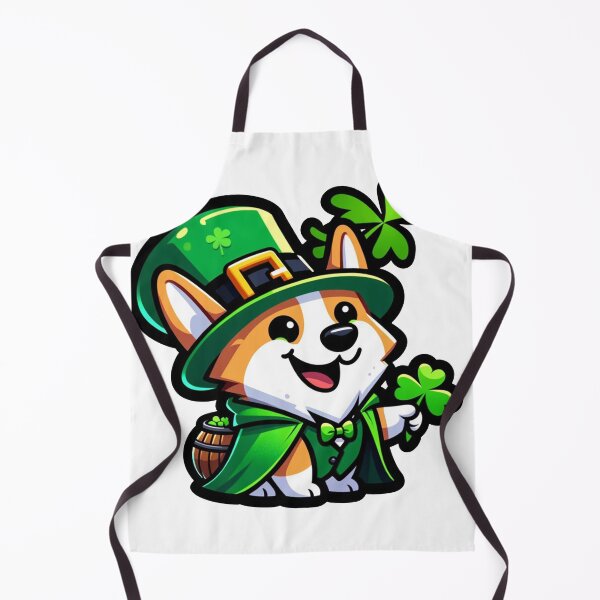 Item preview, st patrick corgi designed and sold by FerdiEverywhere.