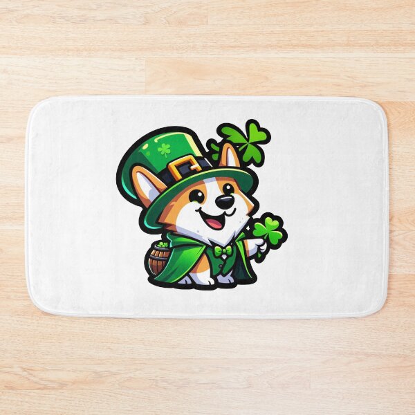 Item preview, st patrick corgi designed and sold by FerdiEverywhere.