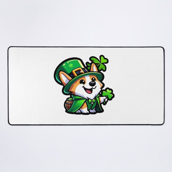 Item preview, st patrick corgi designed and sold by FerdiEverywhere.