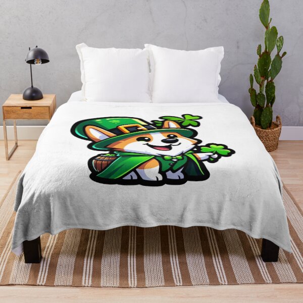 Item preview, st patrick corgi designed and sold by FerdiEverywhere.