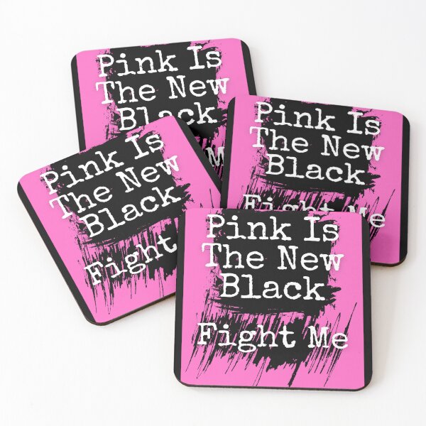 Item preview, Pink Is The New Black Text Funny Design designed and sold by EarthArtDesigns.