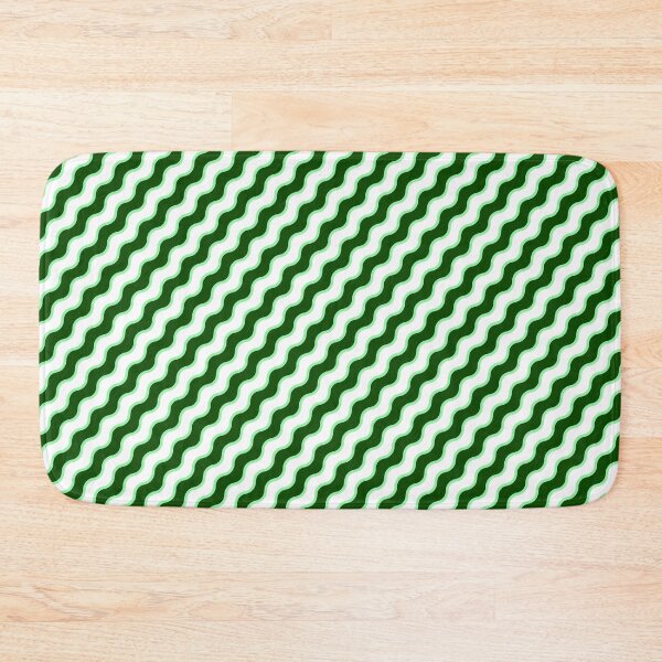 Item preview, Green & Mint Alternating Color Wave Lines Prolific Pattern designed and sold by Alchemy-A-La-G.