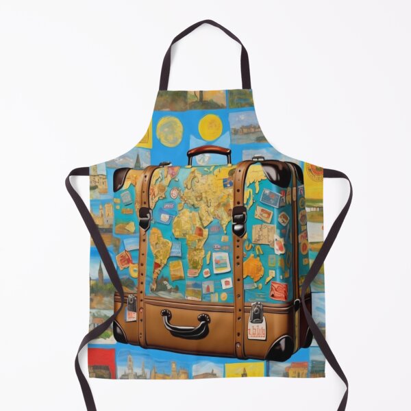 Item preview, "Stylized Travel Suitcase" designed and sold by Artisticanvas.
