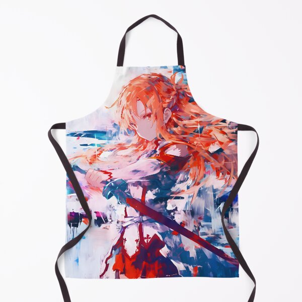 Item preview, Asuna SAO Cute Anime Girl – Oil Painting Style designed and sold by DGitaldreamgirl.