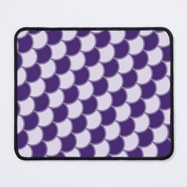 Item preview, Alternating Dual Purple Color Semicircle Scales Prolific Pattern designed and sold by Alchemy-A-La-G.