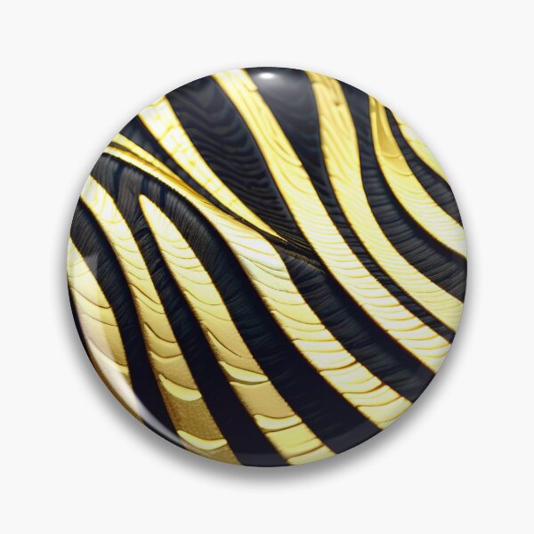 Item preview, Abstract Golden Zebra Skin Pattern designed and sold by TheArtOfPat.