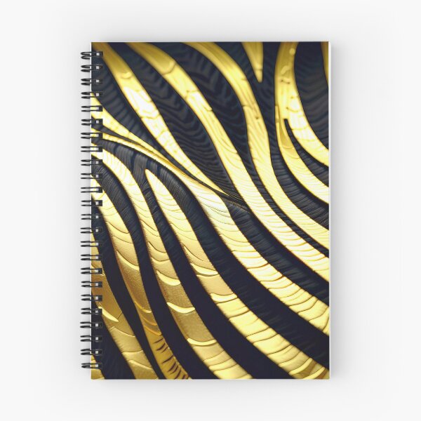 Item preview, Abstract Golden Zebra Skin Pattern designed and sold by TheArtOfPat.