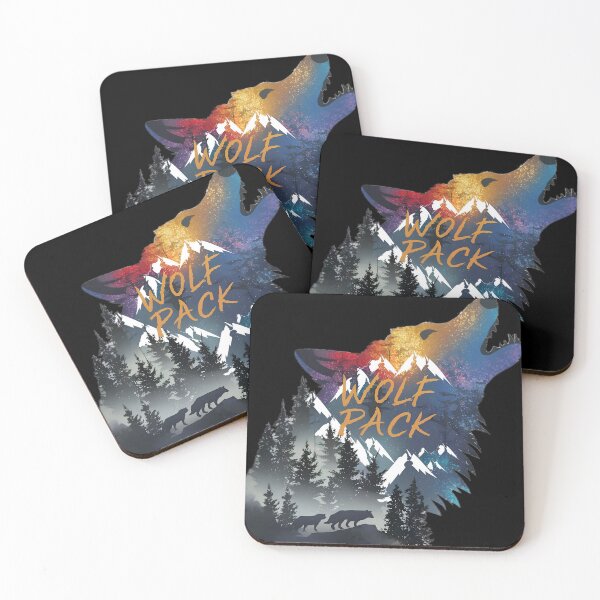 Item preview, Wolf Pack In Mountains designed and sold by PlanetMarker.