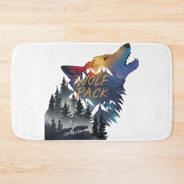 Item preview, Wolf Pack In Mountains designed and sold by PlanetMarker.
