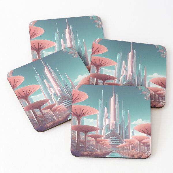 Item preview, Futuristic City, AI Art, Aesthetic #1 designed and sold by avis-aesthetic.