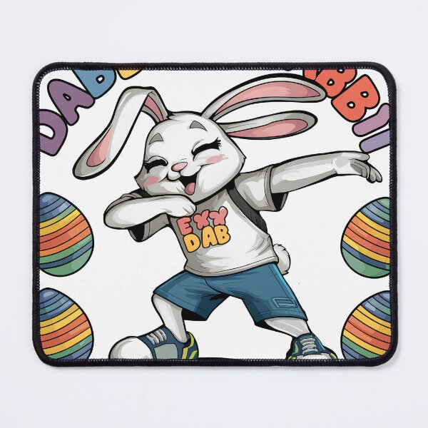 Item preview, Dabbing Rabbit Easter Bunny Egg Hunt designed and sold by MDigitArtistry.