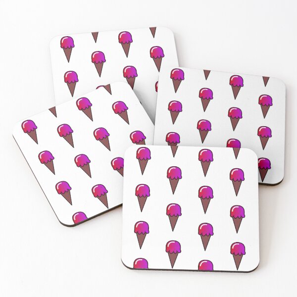 Item preview, Pink Icecream Pattern designed and sold by Elizabeth's Music & Arts.
