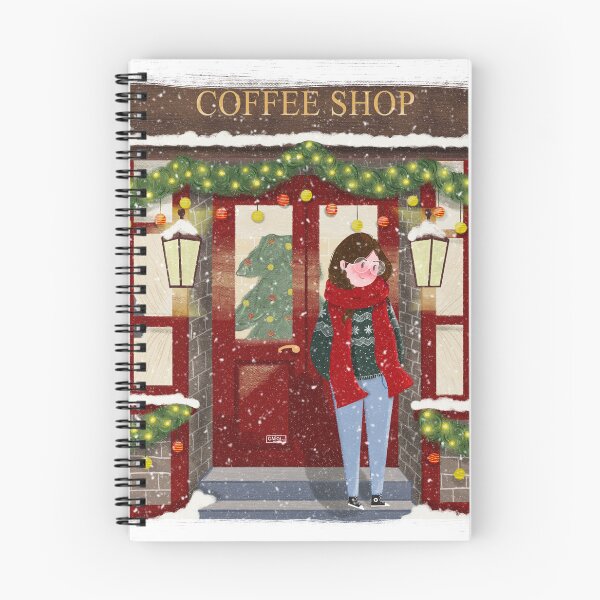Item preview, Carol in a Coffee Shop  designed and sold by carolineillust.