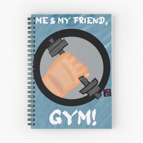Item preview, Me and my mate Gym!  designed and sold by Twisted Doodles.