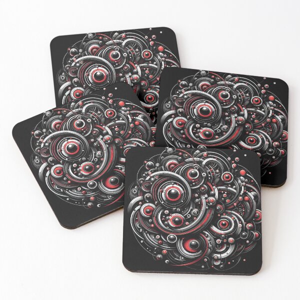 Item preview, Black And Red Abstract Design designed and sold by Alessei.