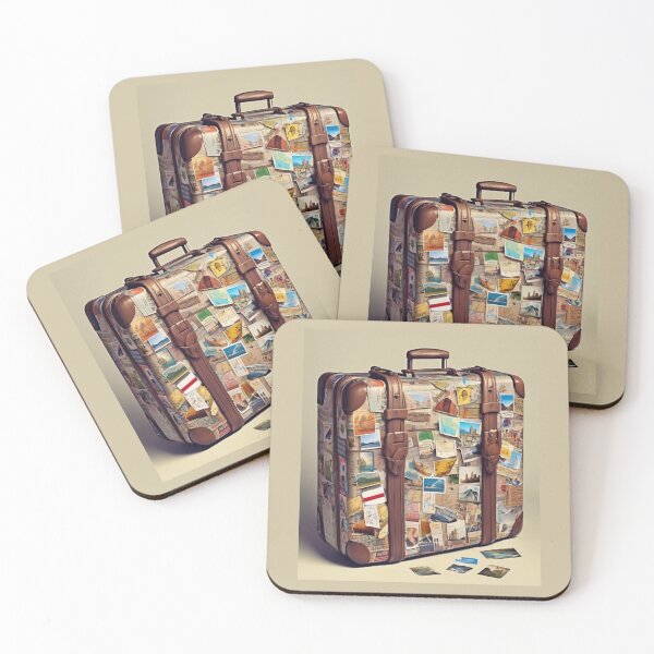 Item preview, "Travel Sticker Suitcase" designed and sold by Artisticanvas.