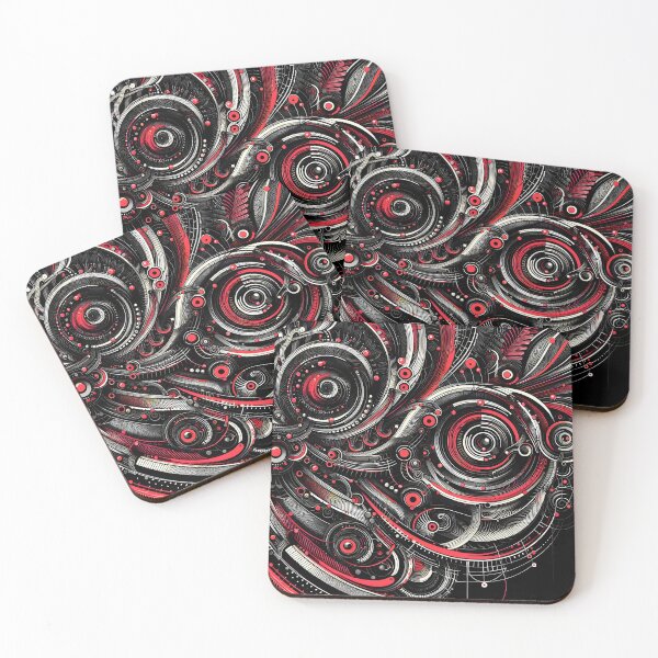 Item preview, Black And Red Abstract Design designed and sold by Alessei.