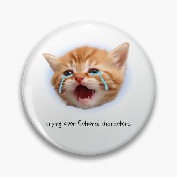 Item preview, Crying Over Fictional Characters designed and sold by BookishLounge.